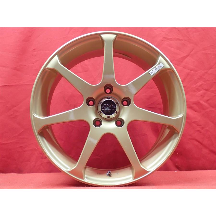 AVS MODEL7 17インチPCD114.3 7J+40 FINALIST 595EVO 2025年製　 軽量 YOKOHAMA ヨコハマ AVS MODEL7 モデル7 中古ホイール 4本 7J 17