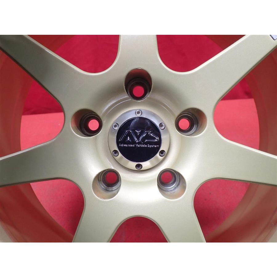 17インチ　タイヤホイール　AVS モデル7 軽量 】 YOKOHAMA AVS モデル7 ホイール 4本 8J-17 PCD114.3 5穴 +30