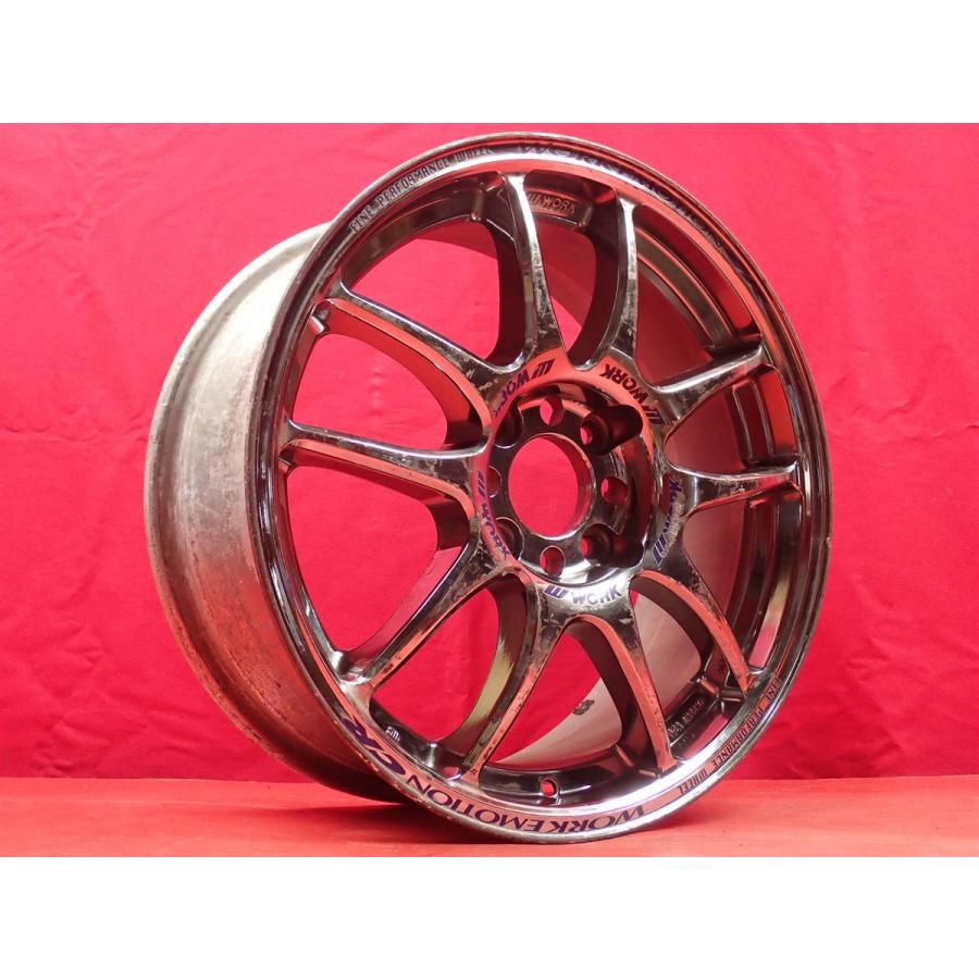 単品 中古ホイール 1本 WORK ワーク EMOTION エモーション CR-kai 7J