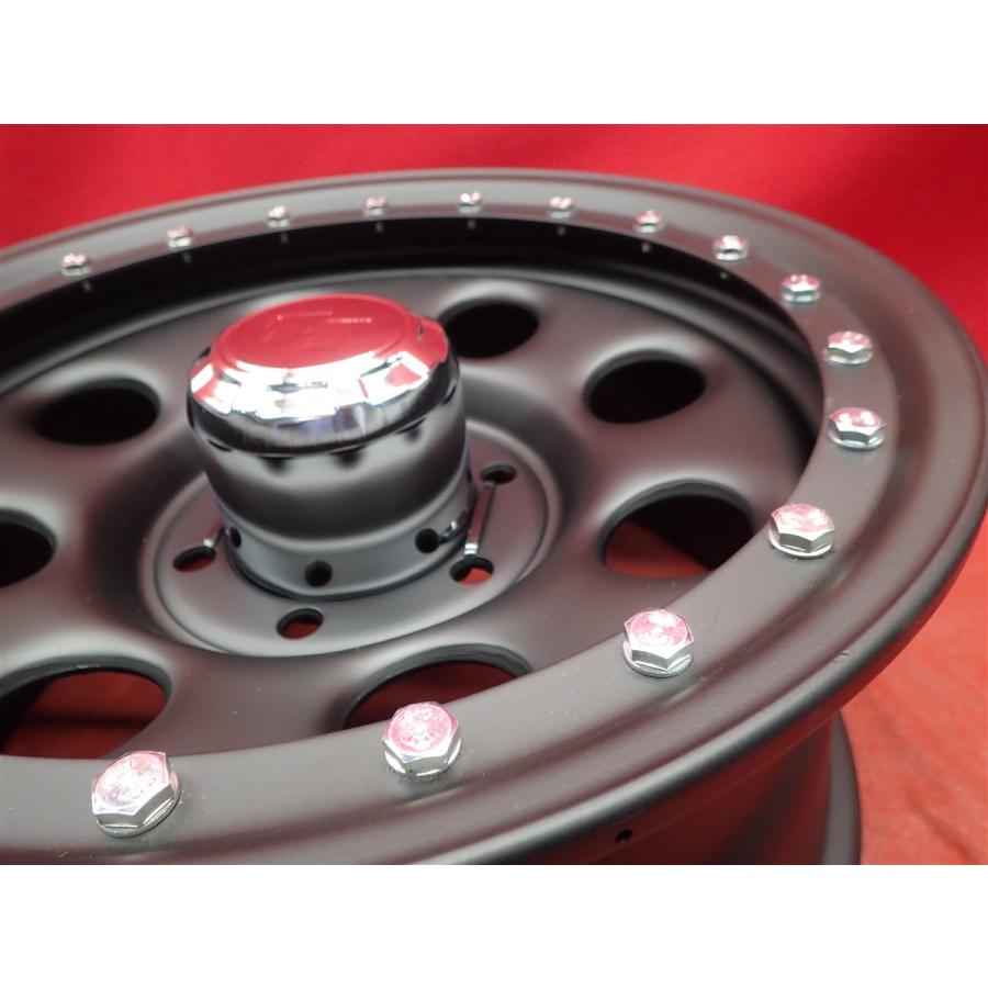 ☆ TT4IIスチール ホイール 4本 8J-17 PCD139.7 6穴 +20 ハブ108