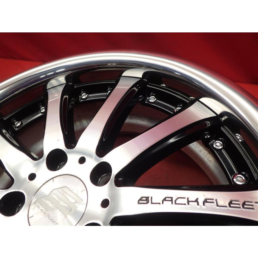 RAYS レイズ BLACK FLEET ブラックフリート V810 ホイール 4本 8J-18 