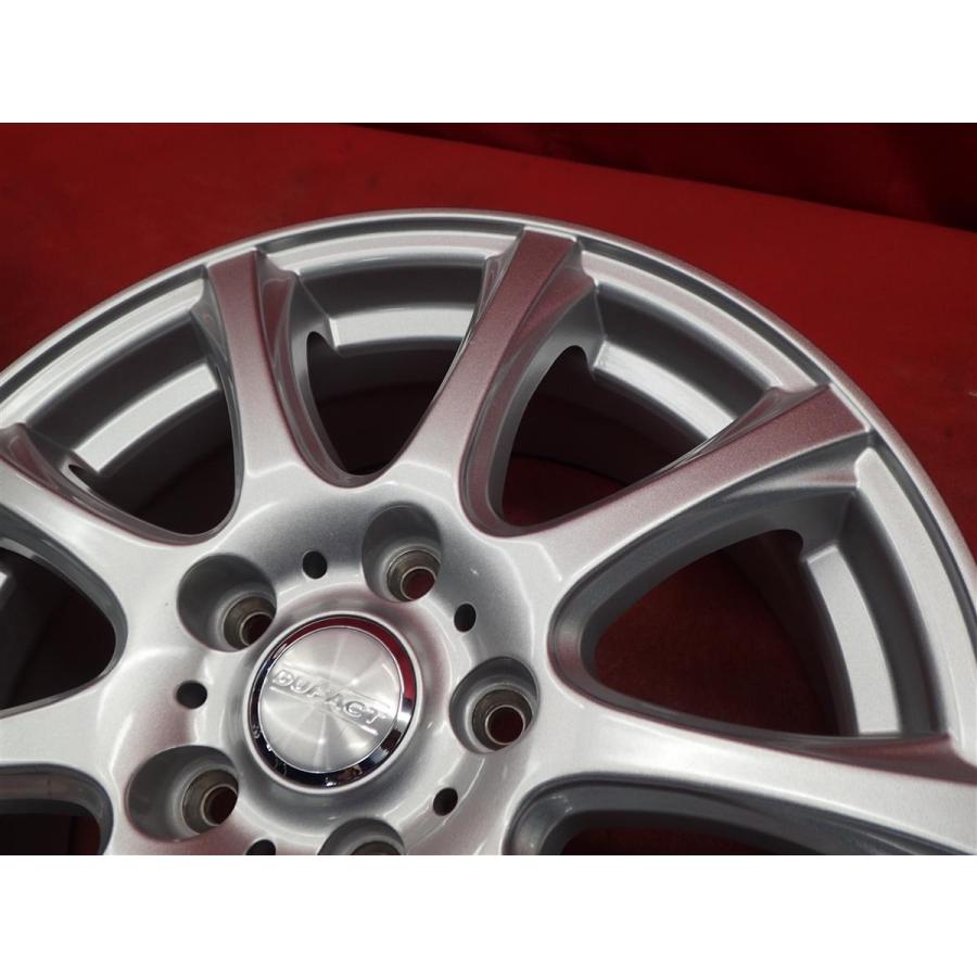 DUNLOP DUFACT デュファクト 社外ホイール 16インチ 4本 6.5J5HPCD114.3+53 ステップワゴン ヴォクシー等　(VHM429) クレジットカード QRコード決済可能 DUFACT デュファクト DS9 ホイール 4本 6.5J-16 PCD114.3 5穴 +53 ハブ