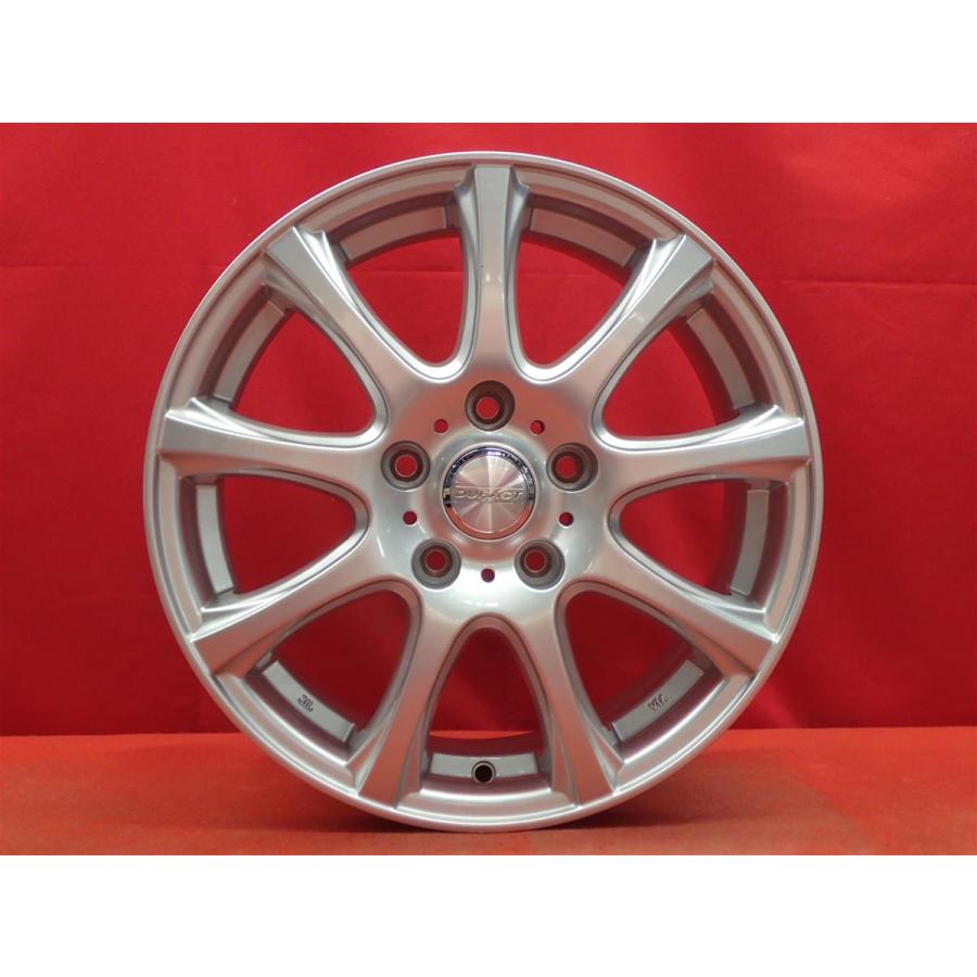 DUNLOP DUFACT DF5 デュファクト 社外 16インチ 4本 6.5J5HPCD114.3+33 アルファード ヴェルファイア等 (VHF112) クレジットカード QR決済可能 中古 16インチ アルミ DUFACT DF5 4本セット<BR>アルファード ヴェル