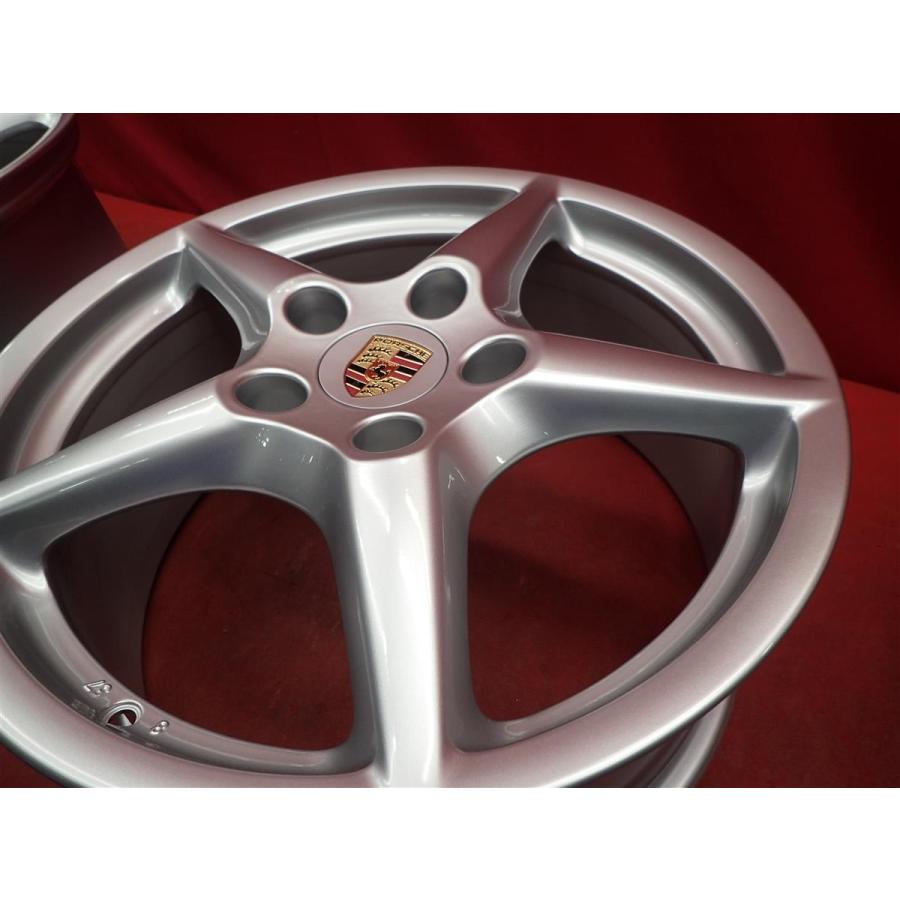 PORSCHE ポルシェ 911カレラ (997) 純正 5スポーク ホイール 4本 8/10J