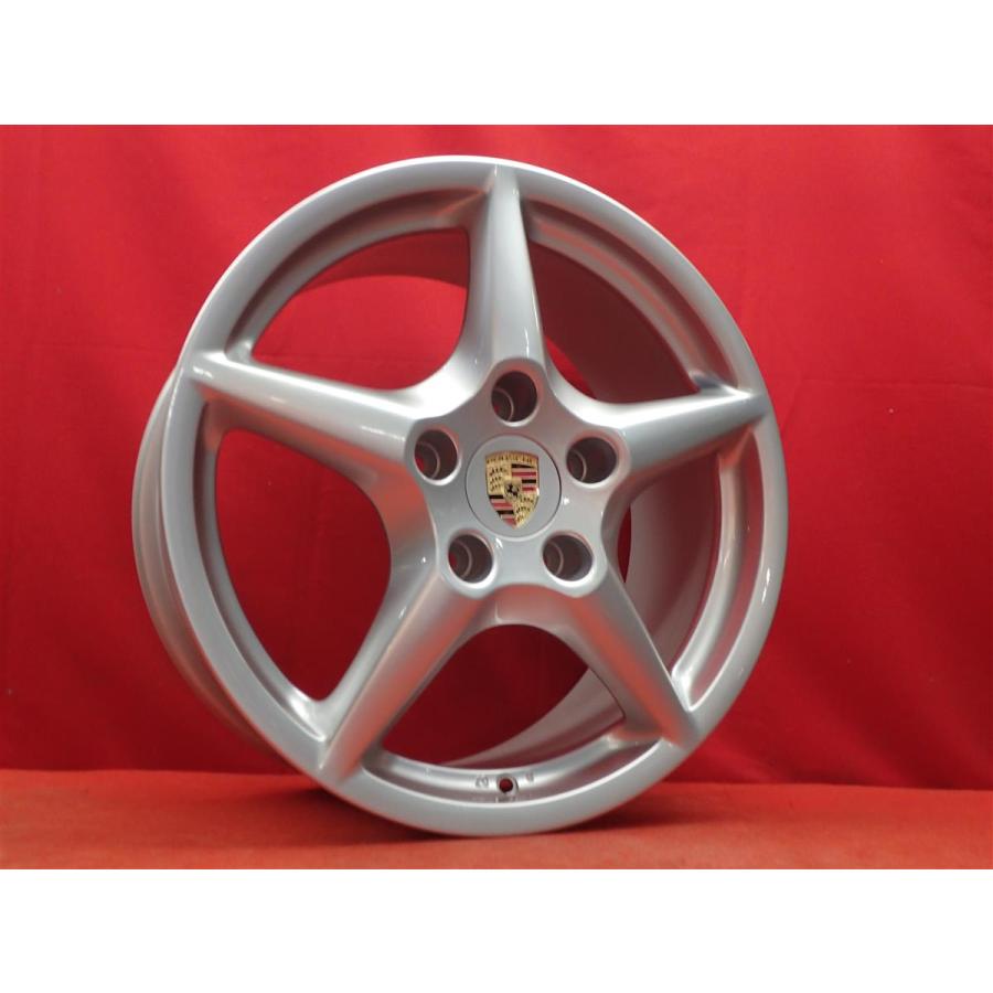 PORSCHE ポルシェ 911カレラ (997) 純正 5スポーク ホイール 4本 8/10J