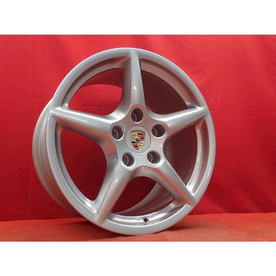 PORSCHE ポルシェ 911カレラ (997) 純正 5スポーク ホイール 4本 8/10J