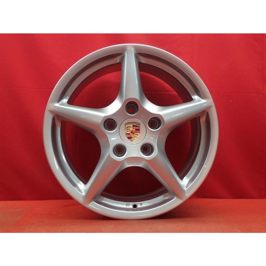 PORSCHE ポルシェ 911カレラ (997) 純正 5スポーク ホイール 4本 8/10J