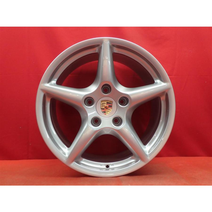 PORSCHE ポルシェ 911カレラ (997) 純正 5スポーク ホイール 4本 8/10J