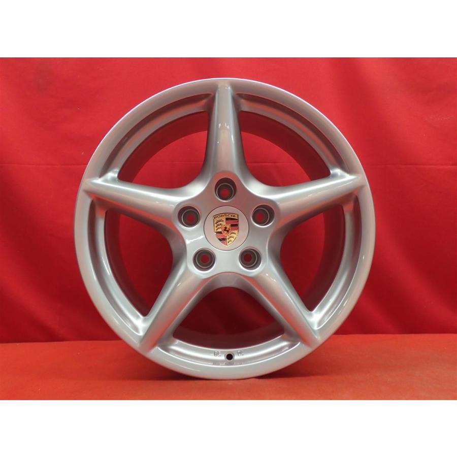 PORSCHE ポルシェ 911カレラ (997) 純正 5スポーク ホイール 4本 8/10J