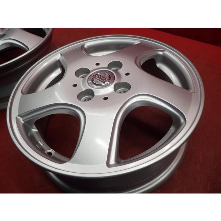 14インチ シルバー 5スポークホイール BRIDGESTONE ブリヂストン Linz 5本スポーク アルミ 14 5.5j +45