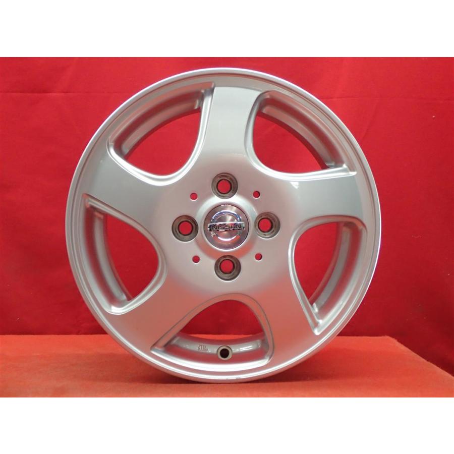 NISSAN ニッサン 純正 5本エアロスポーク ホイール 4本 4.5J-14 PCD100 