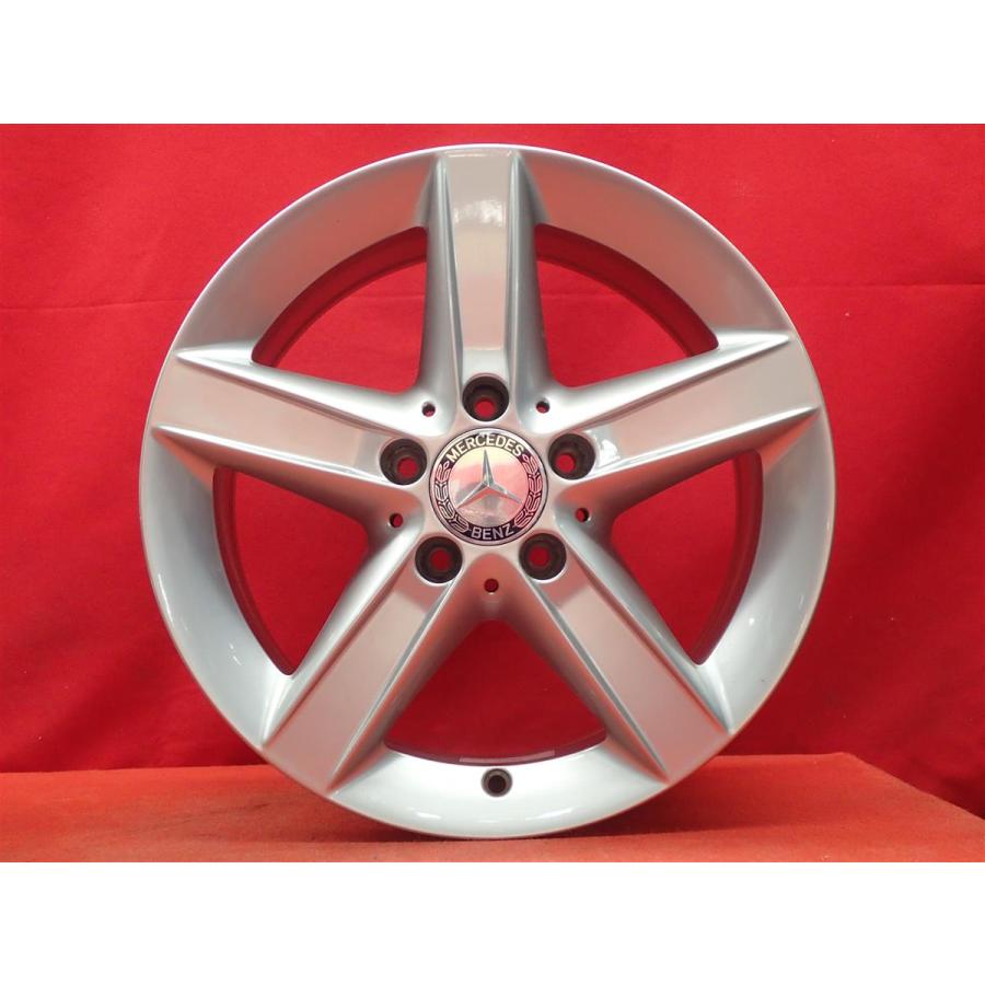 メルセデスベンツCクラス17インチ 純正アルミホイール 5スポーク　4本セット メルセデス ベンツ SLK R171 純正 5本スポーク 4本 ホイール 7