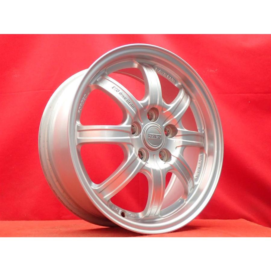 鍛造 軽量 RAYS ECO drive GEARSUPER ECO ホイール 4本 6J-15 PCD100 5 