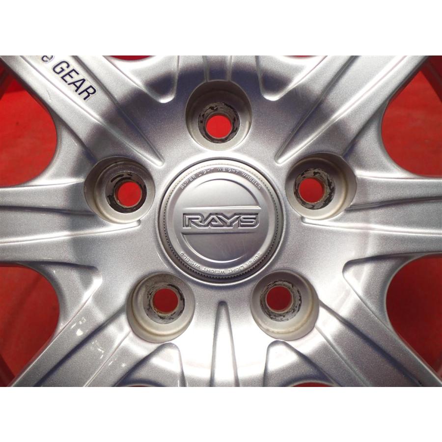 鍛造 軽量 RAYS ECO drive GEARSUPER ホイール 4本 6J-15 PCD100