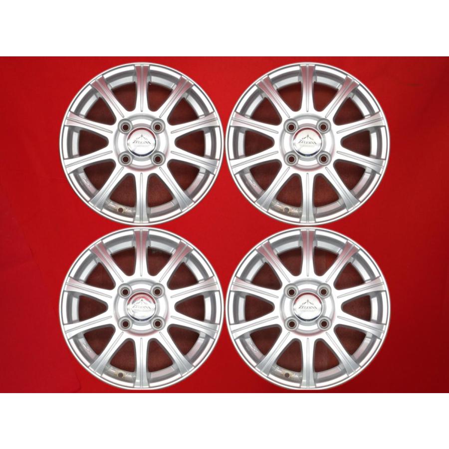 ZELERNA 10スポーク ホイール 4本 4J-13 PCD100 4穴 +43 ハブ73 ZELERNA 10スポーク ホイール 4本 4J-13 PCD100 4穴 +43 ハブ73