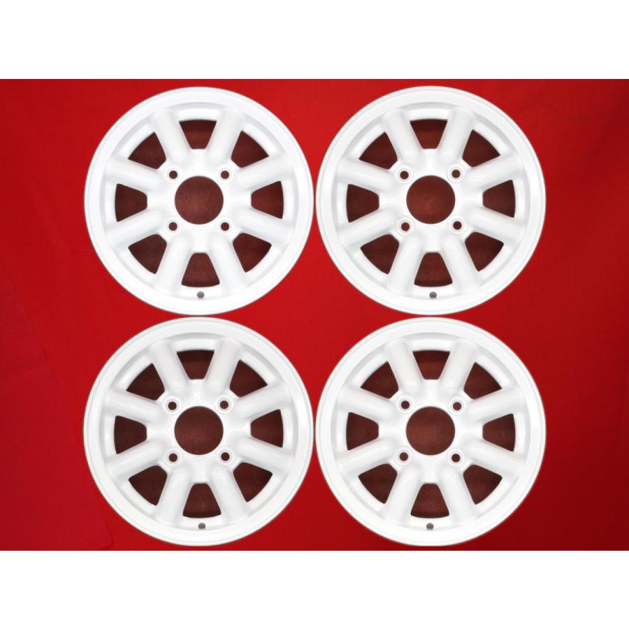 ダイハツホイール 希少！ ブラックレーシング ホイール 4本 4.5J-12 PCD110 4穴 +