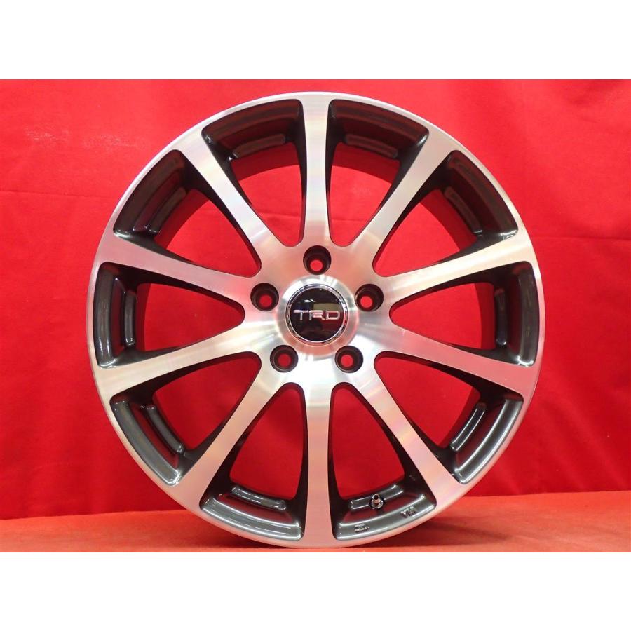 TRD TF4 ホイール 4本 7J-17 PCD114.3 5穴 +55 ハブ60 TOYOTA トヨタ 