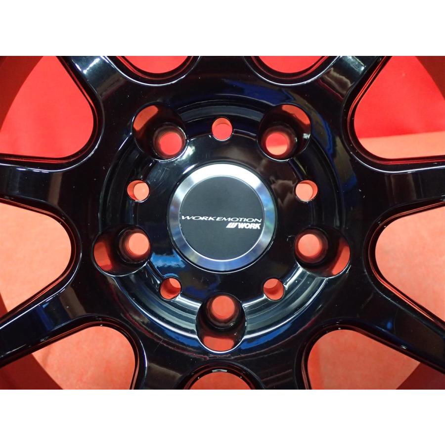 軽量 1本10.4kg WORK EMOTION D9R 中古品 アルミホイール 4本 7.5J 18