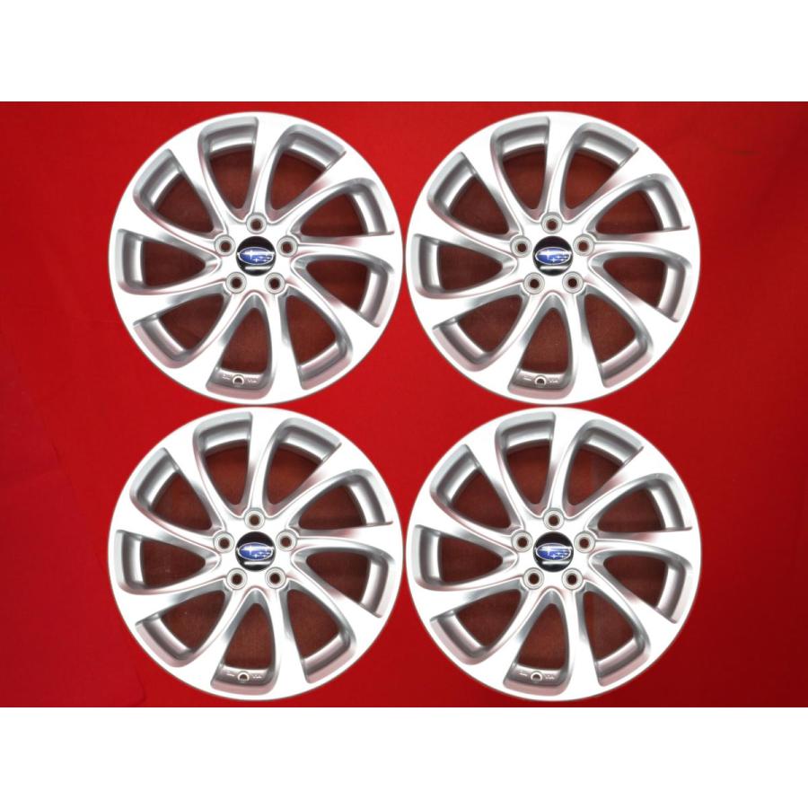 送料込☆SUBARUスバル 16インチ5穴-PCD 100☆4本セット（スバル純正 
