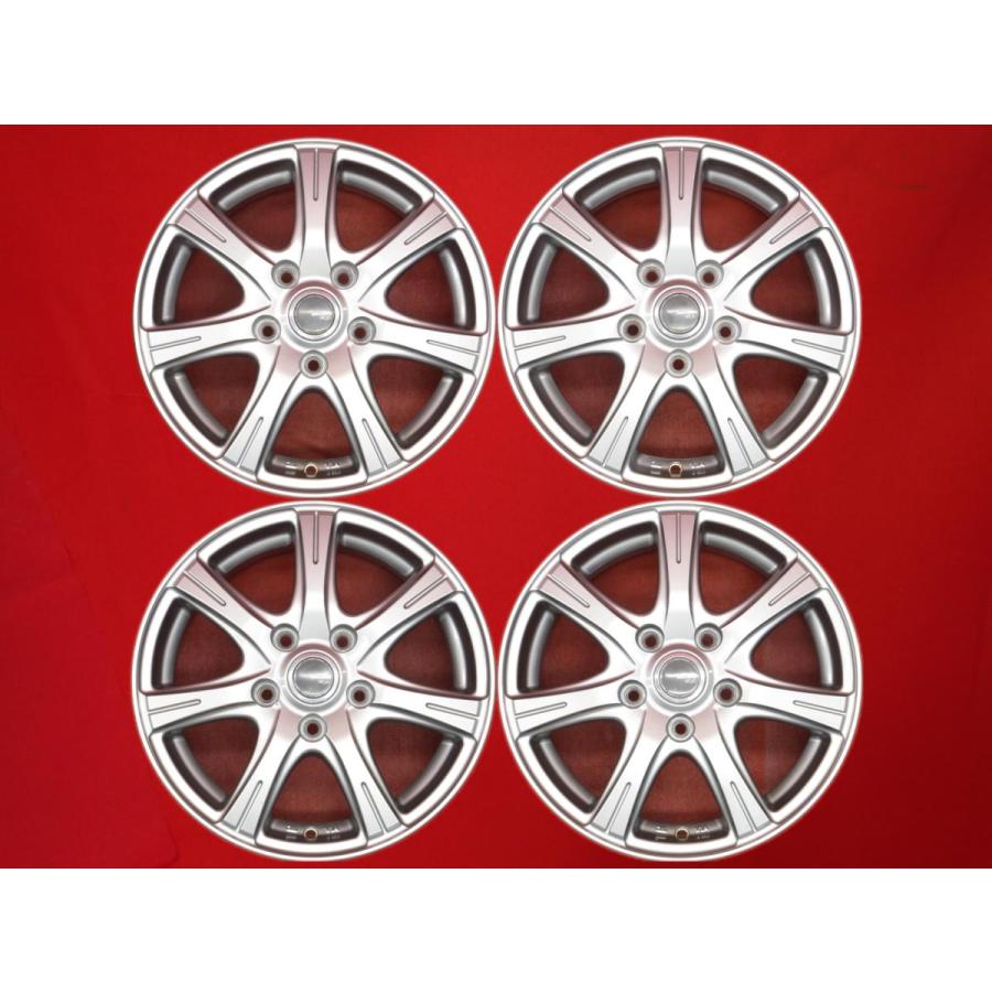 MILLOUS ミルアス RE 社外 ホイール 4本 6J-15 PCD114.3 5穴 +53