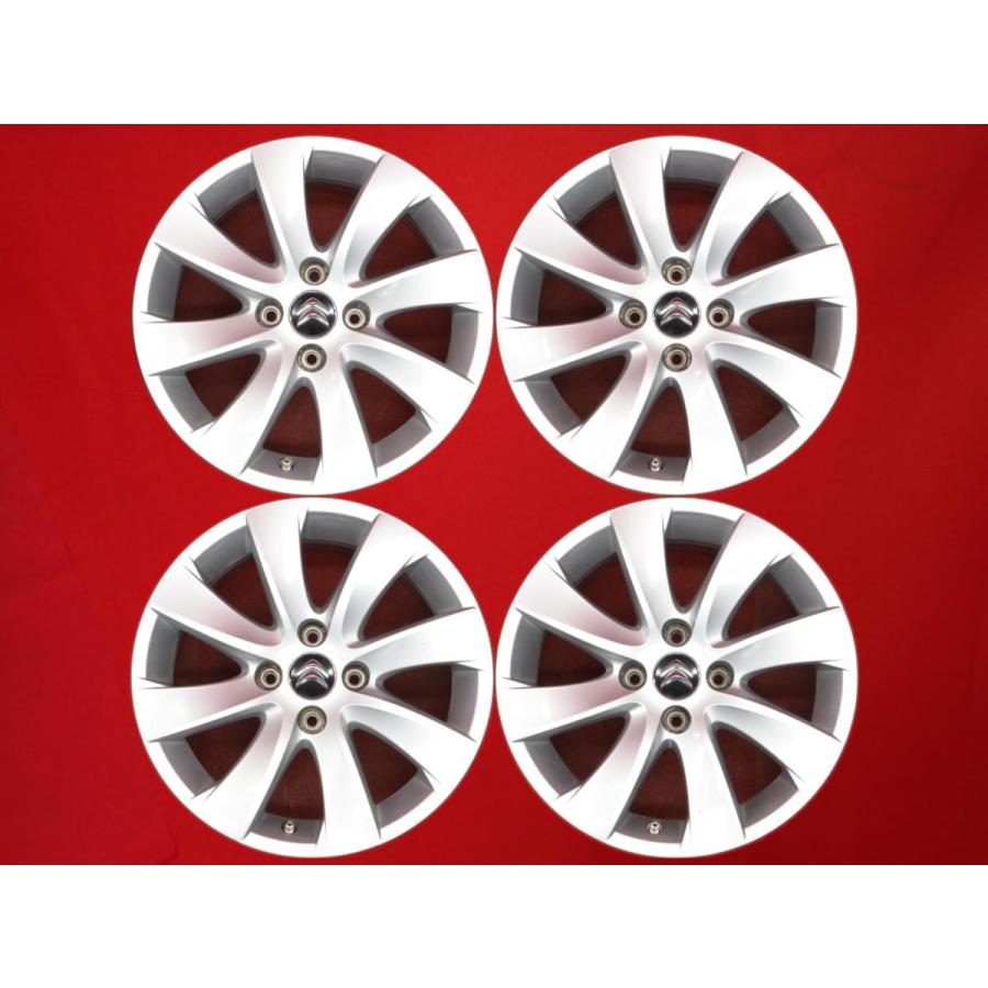 CITROEN シトロエン C4 純正 中古ホイール 4本 7J 16インチ PCD108 4穴