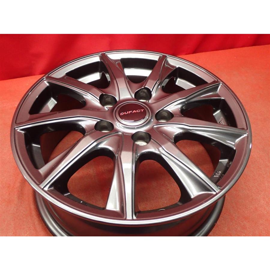 DUFACT デュファクト DT9 社外 中古ホイール 4本 6J 15インチ PCD114.3