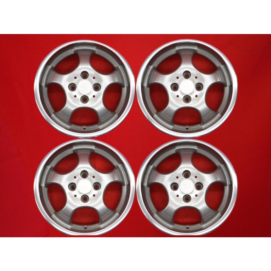 Lucifer CUPホイール 中古ホイール 4本 6.5J 15インチ PCD100 4穴 +35