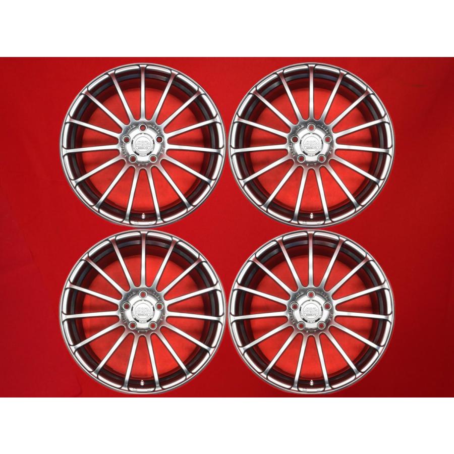 YOKOHAMA 4MF 鍛造 軽量 AVS MODEL F15 中古ホイール 4本 8.5J 19 