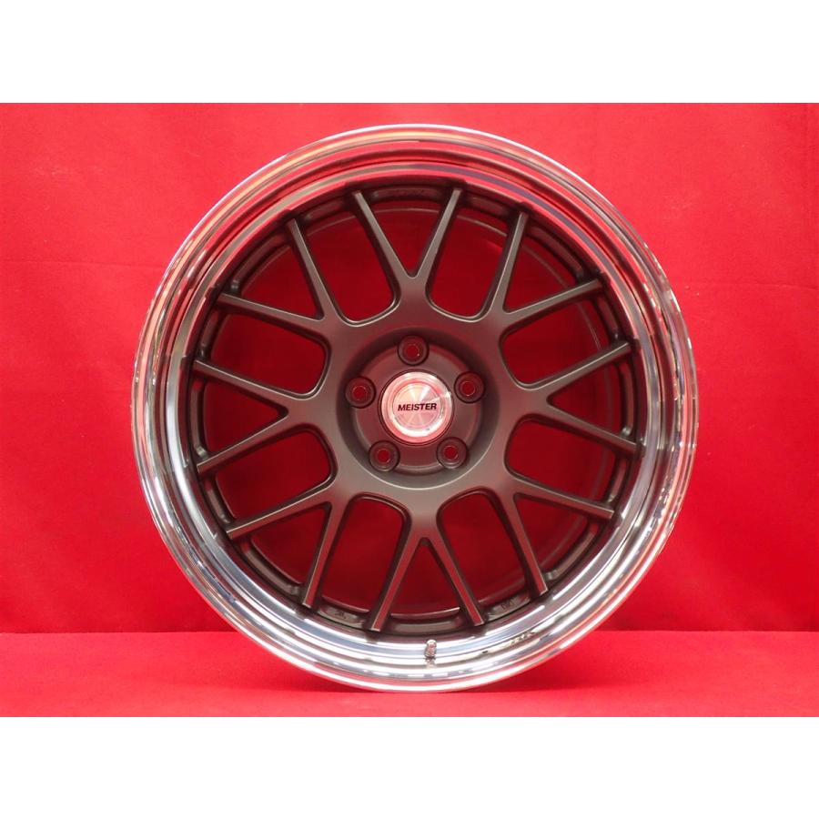 WORK ワーク MEISTER マイスター M1R 中古ホイール 4本 8.5/9.5J 19インチ PCD114.3 5穴 +40 ハブ73 RX-8 マークX フーガ 等へ aa19｜taiheishopping｜05