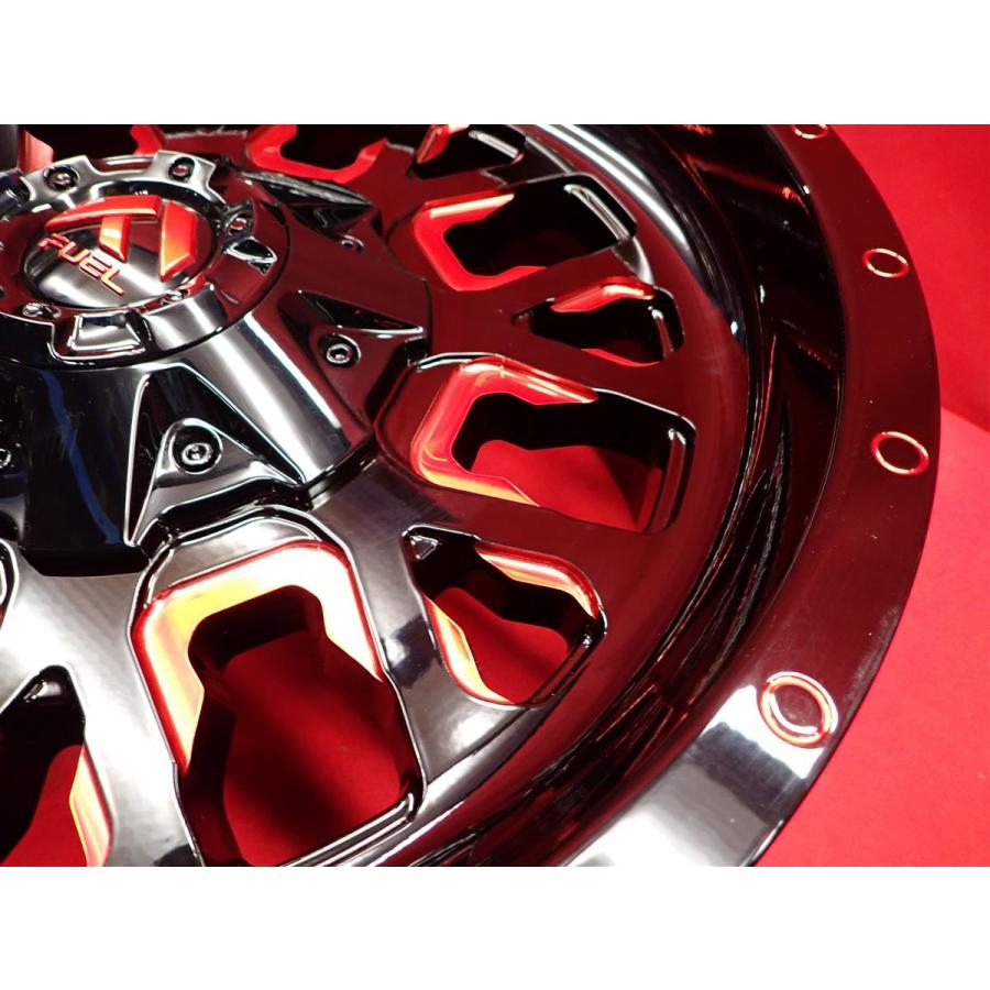 FUEL OFF-ROAD STROKE ストローク D612 中古ホイール 4本 9J 18インチ