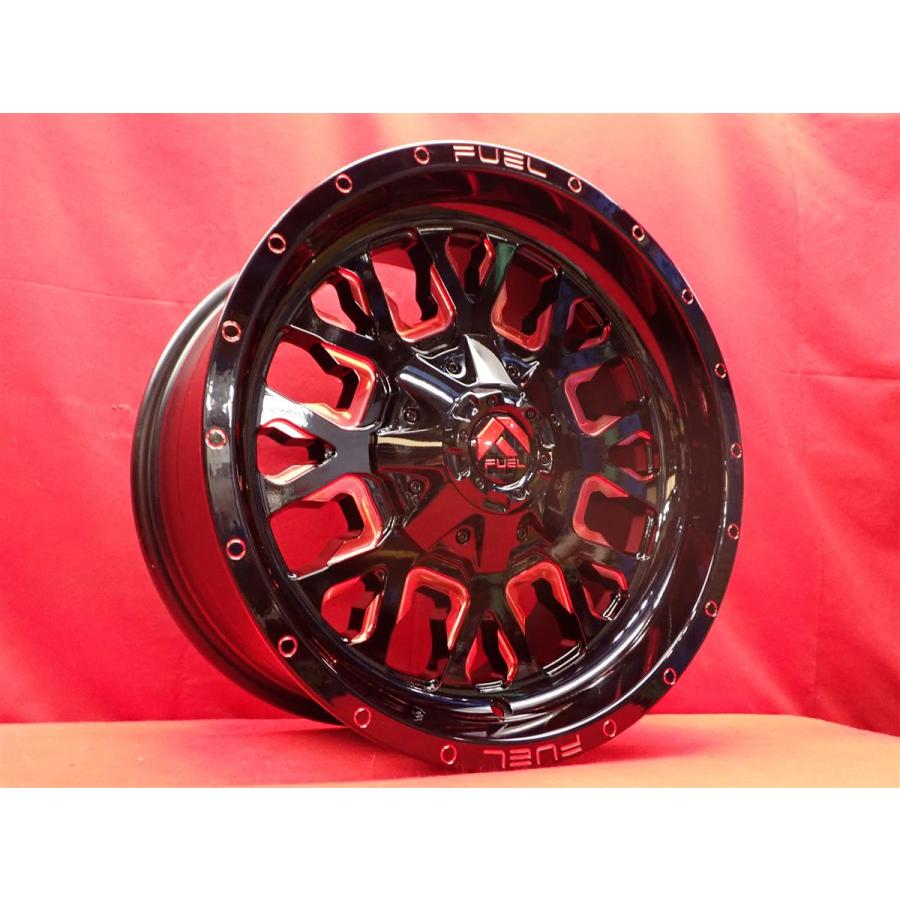 FUEL OFF-ROAD STROKE ストローク D612 中古ホイール 4本 9J 18インチ