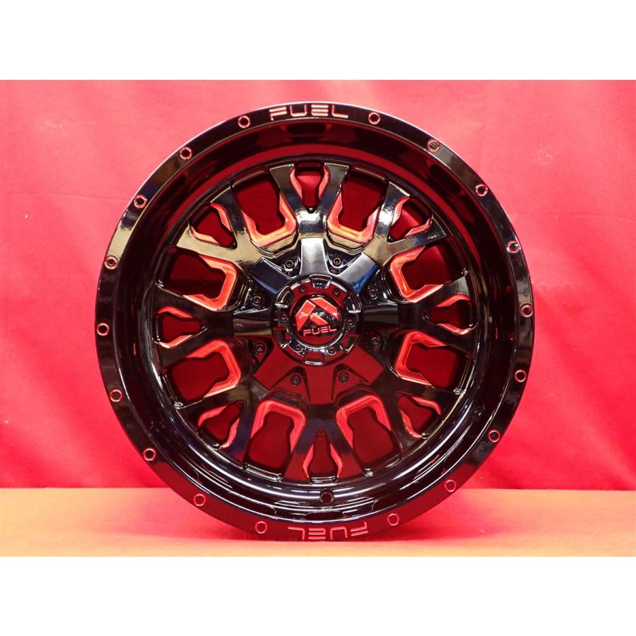 FUEL OFF-ROAD STROKE ストローク D612 中古ホイール 4本 9J 18インチ