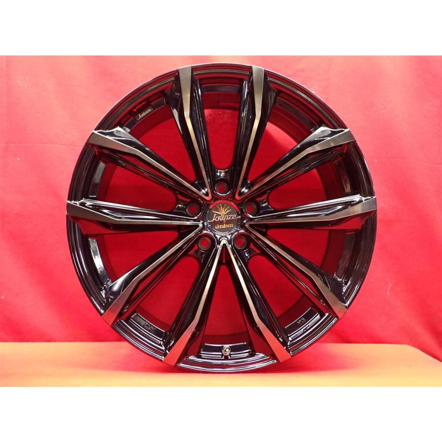 WEDS KRANZE クレンツェ Graben 680EVO 中古ホイール 4本 8.5/9.5J 20