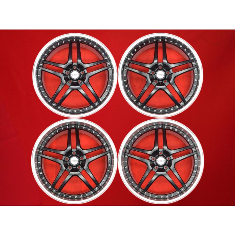 鍛造 軽量 TWS EXlete エクスリート 105S 中古ホイール 4本 9/9.5J 21