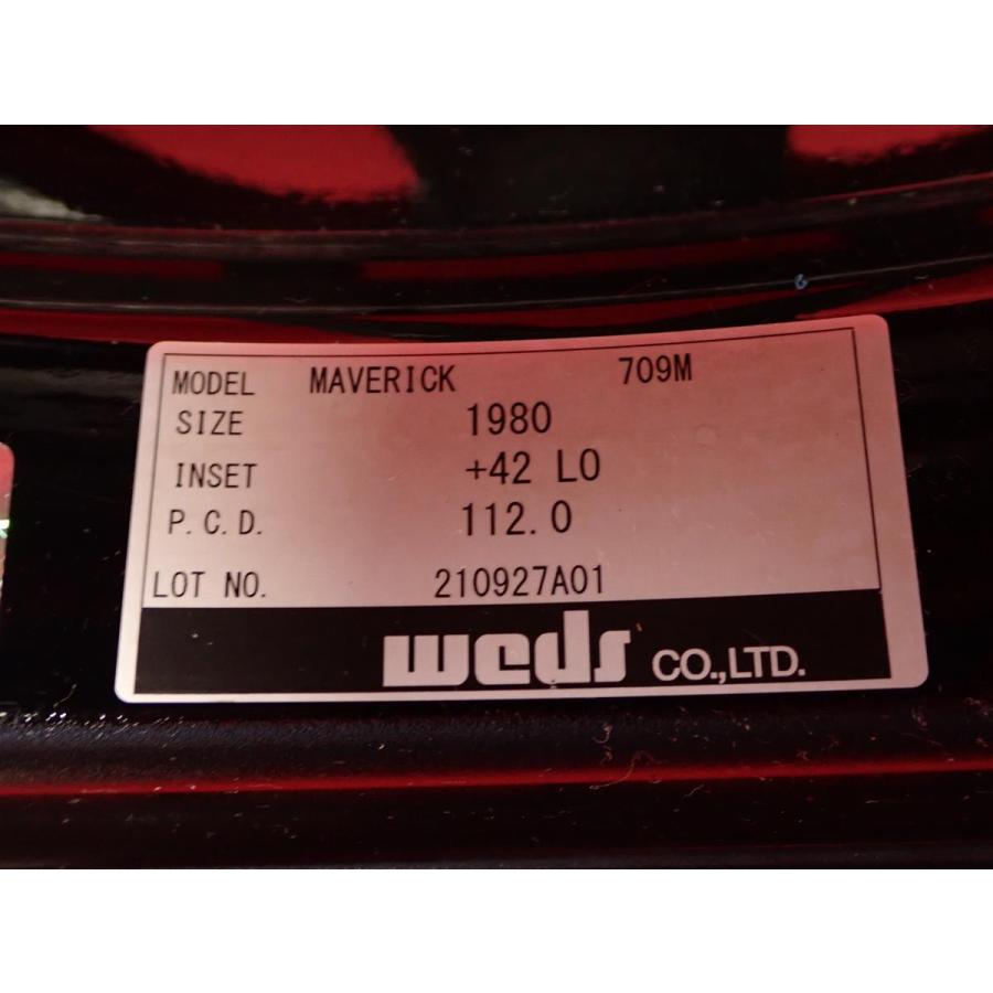 MAVE RICK マーベリック 709M 中古ホイール 4本 8/9J 19インチ MAVE RICK マーベリック 709M 中古ホイール 4本 8/9J 19インチ
