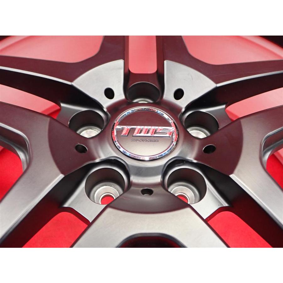 鍛造 軽量 TWS EXlete エクスリート 105S 中古ホイール 4本 9.5J 21 
