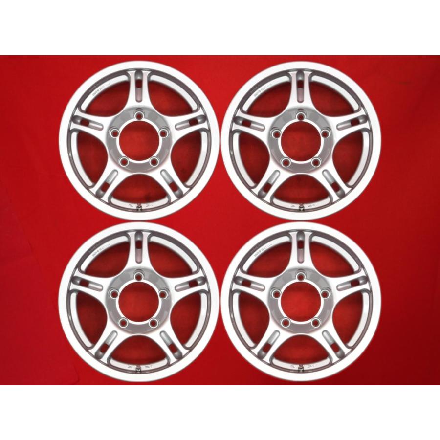 CASTEC レボルバー R5 中古ホイール 4本 6J 15インチ PCD139.7 5穴 ±0