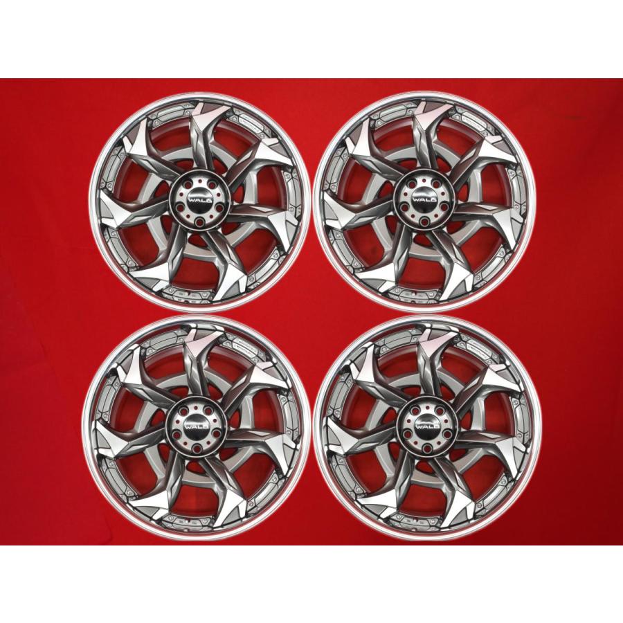【新品】WALD VORSALINO V12C ヴァルド ボルサリノ 22インチ 4本 9.5J/11.5J5HPCD120+17/+15 レクサス/LS500/LC500等　(MHA784) クレジットカード QRコード決済可能 WALD ヴァルド VORSALINO V12-C ボルサリノ 中古ホイール 4本 9.5