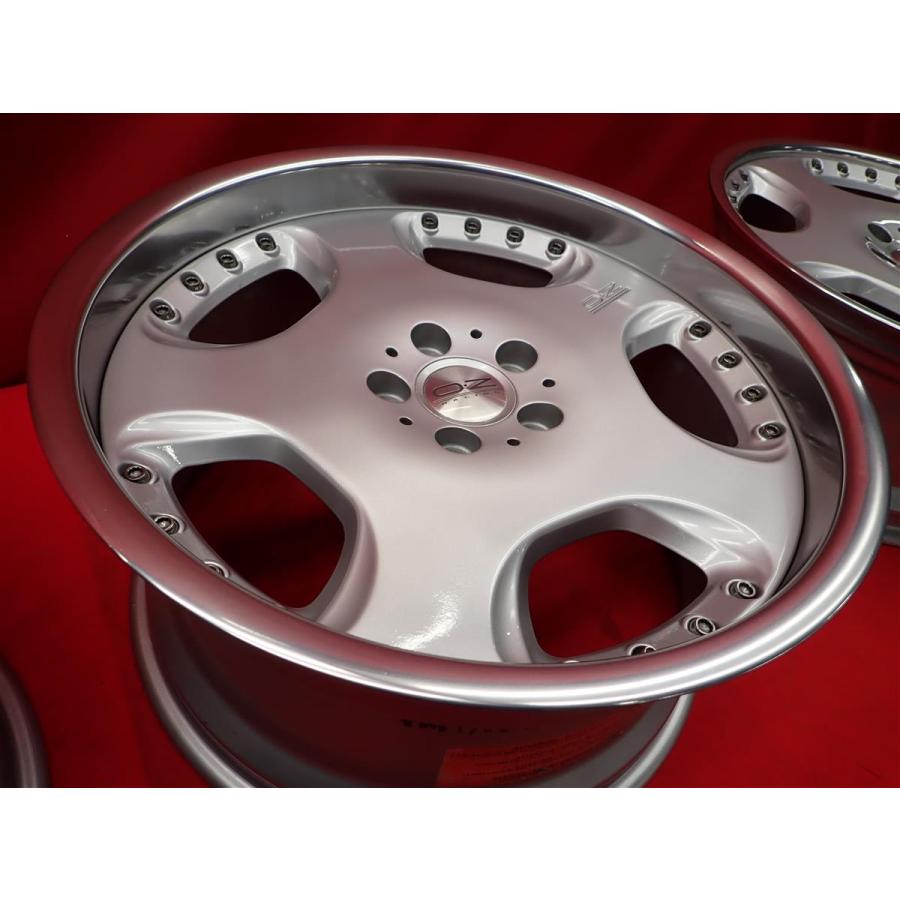 OZ オペラ2 中古ホイール 4本 8.5/10J 19インチ PCD114.3 5穴 + OZ オペラ2 中古ホイール 4本 8.5/10J 19インチ PCD114.3 5穴 +