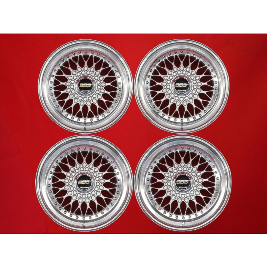 鍛造 軽量 BBS RS RS320 RS321 中古ホイール 4本 8/9J 17インチ PCD114