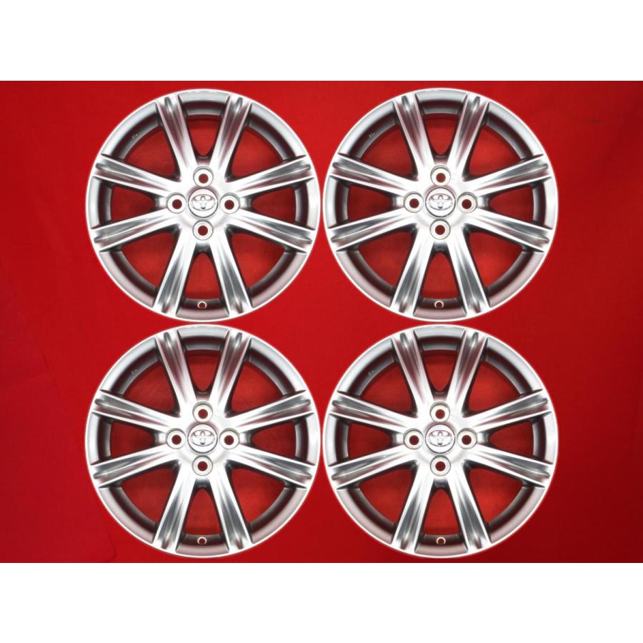 4本set Leven 15×6J 100 114.3 4H(8HM) +40　ヴィッツ　 キューブ　フィット TOYOTA トヨタ ヴィッツ RS NCP131 純正 中古ホイール 4本 6J 16インチ