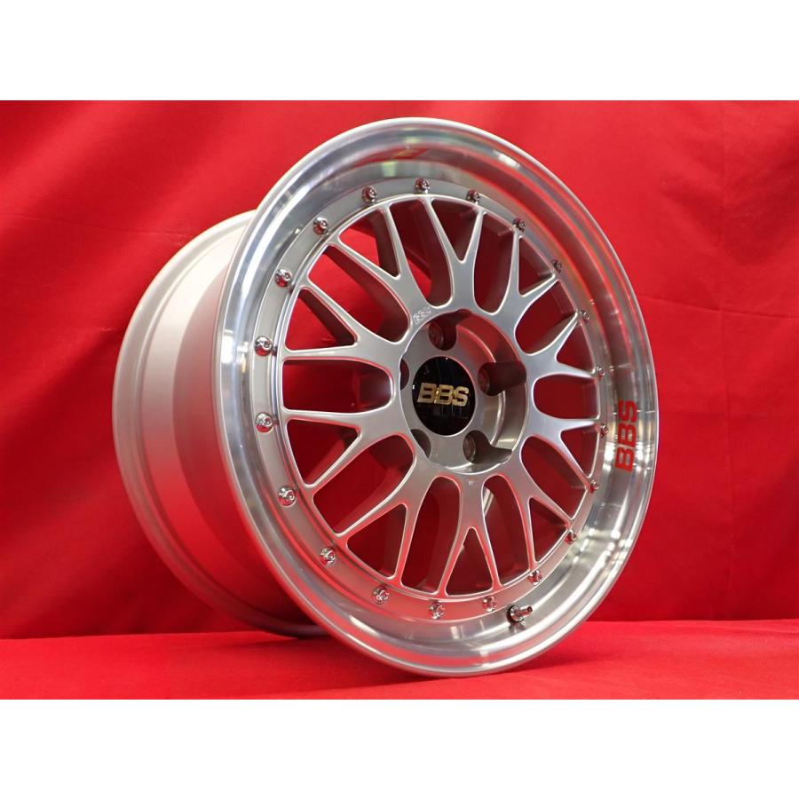 鍛造 軽量 BBS LM LM157 LM069 中古ホイール 4本 7.5/9J 17インチ 