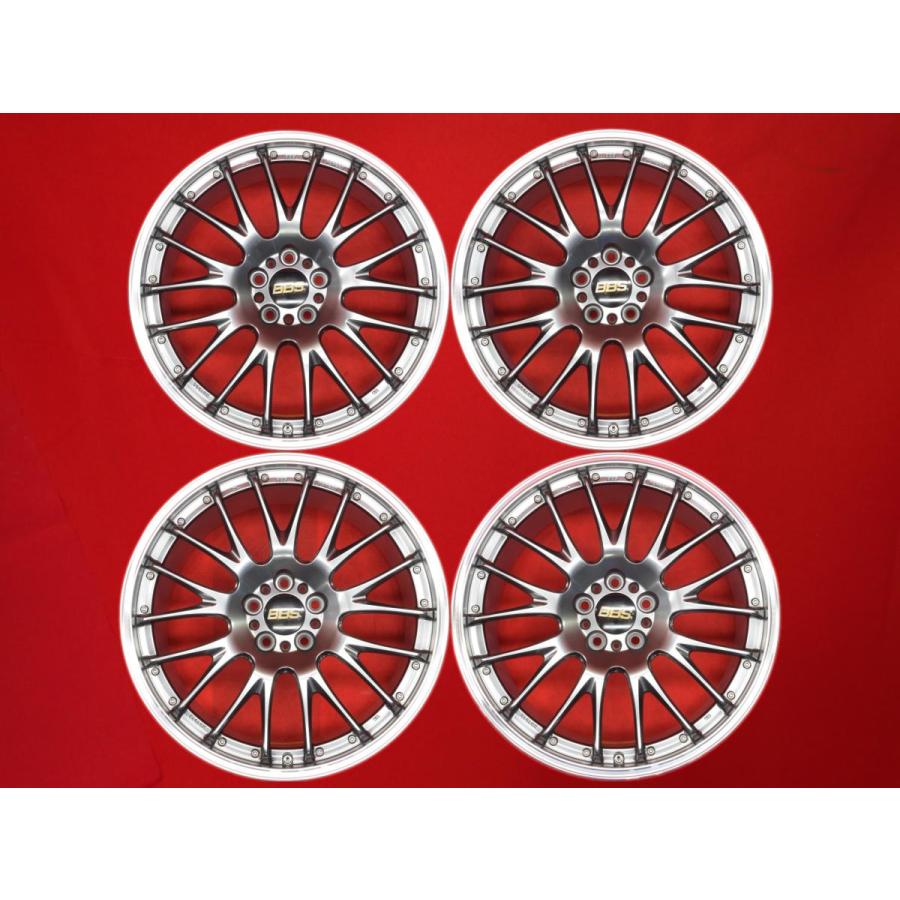 鍛造 軽量 BBS RS-N RS1004 RS1012 中古ホイール 4本 8.5/9.5J 20