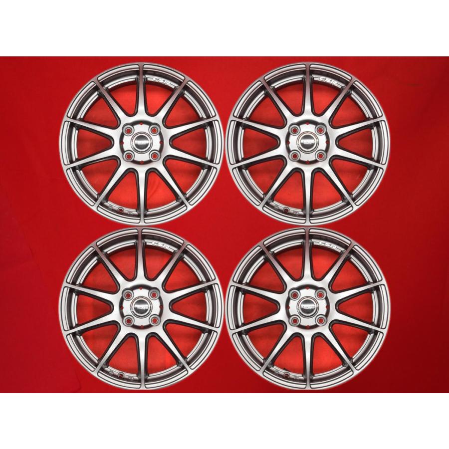 X CROSS SPEED PREMIUM-10 CSR 中古ホイール 4本 6J 16インチ PCD100 4 