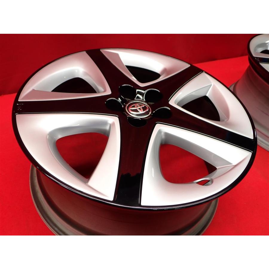 中古 17インチ ホイール 4本セット トヨタ純正 プリウス50後期 中古 17インチ ホイール 4本セット トヨタ純正 プリウス50後期