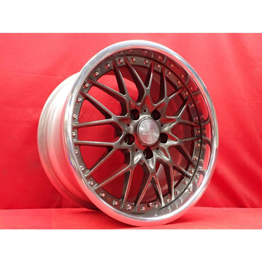 WEDS LINEARETTA リネアレッタメッシュ 中古ホイール 4本 8/9J 17 