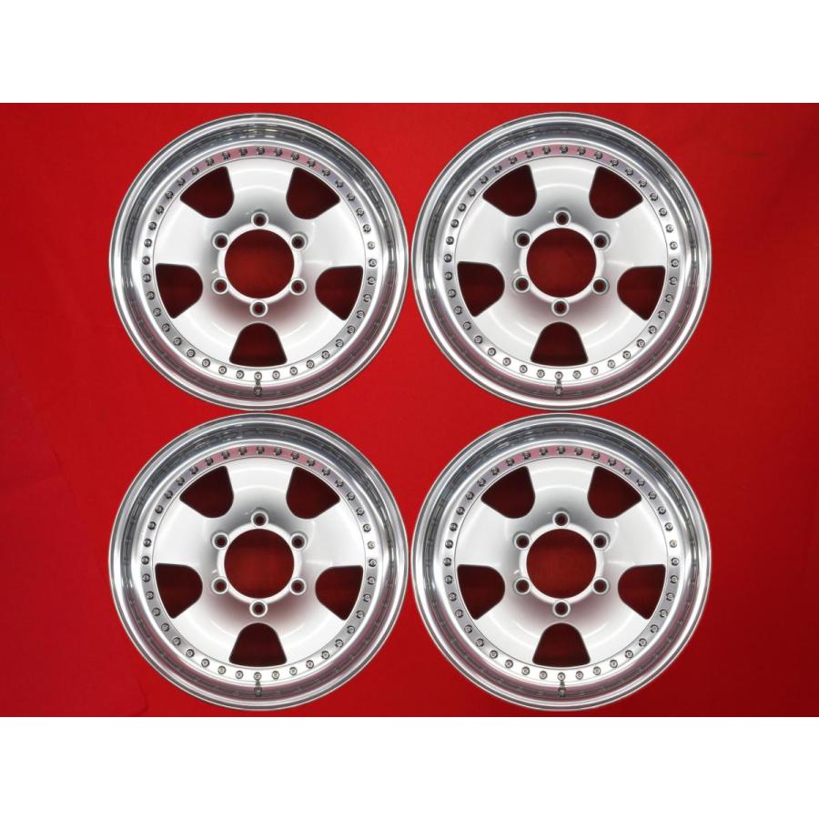 5スポークタイプ 3P 中古ホイール 4本 7J 16インチ PCD139.7 6穴 +12 