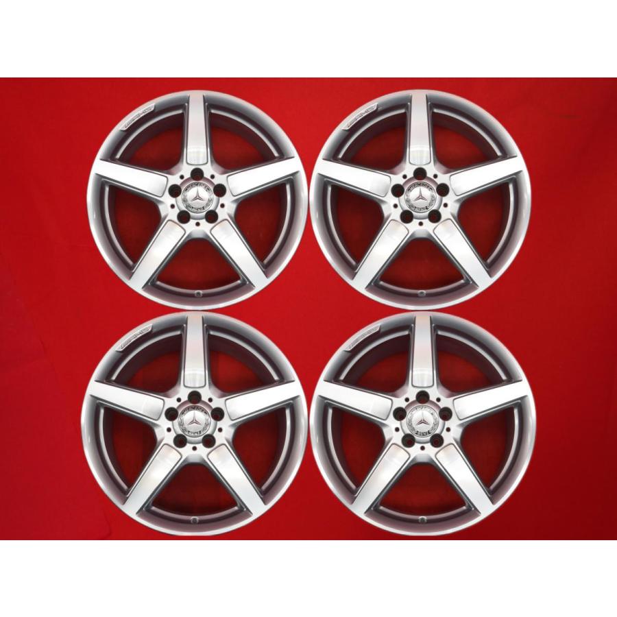 ベンツ　CLS AMG タイヤ　ホイール4本セット　かなり綺麗です。 ベンツ CLS C218 X218 純正 AMG 中古ホイール 4本 8.5/9.5J 19インチ
