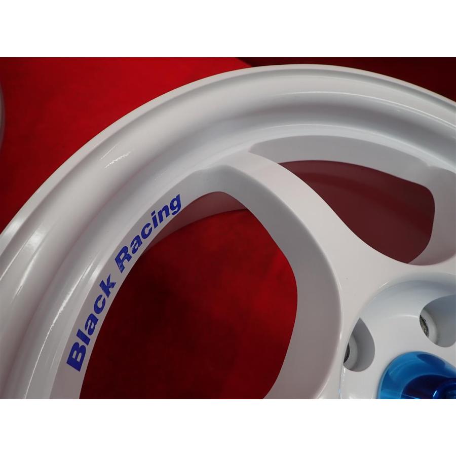 ブラックレーシング PRO-N1 中古ホイール 4本 7J 17インチ PCD114.3 5