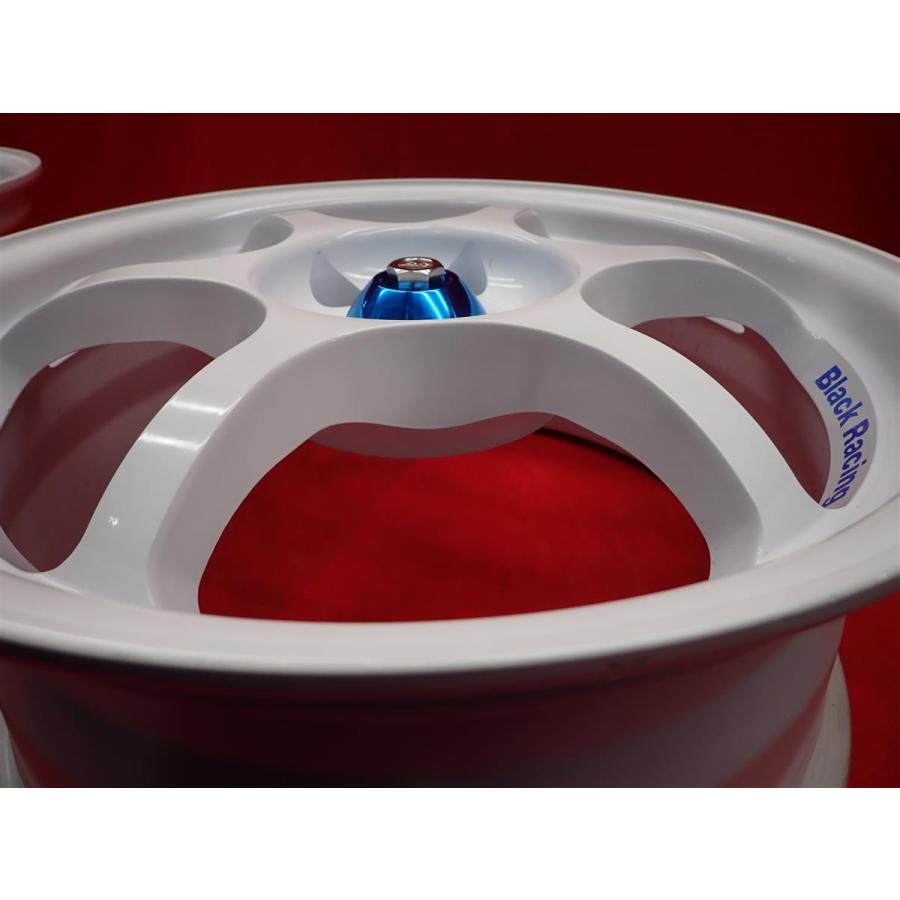ブラックレーシング PRO-N1 中古ホイール 4本 7J 17インチ PCD114.3 5